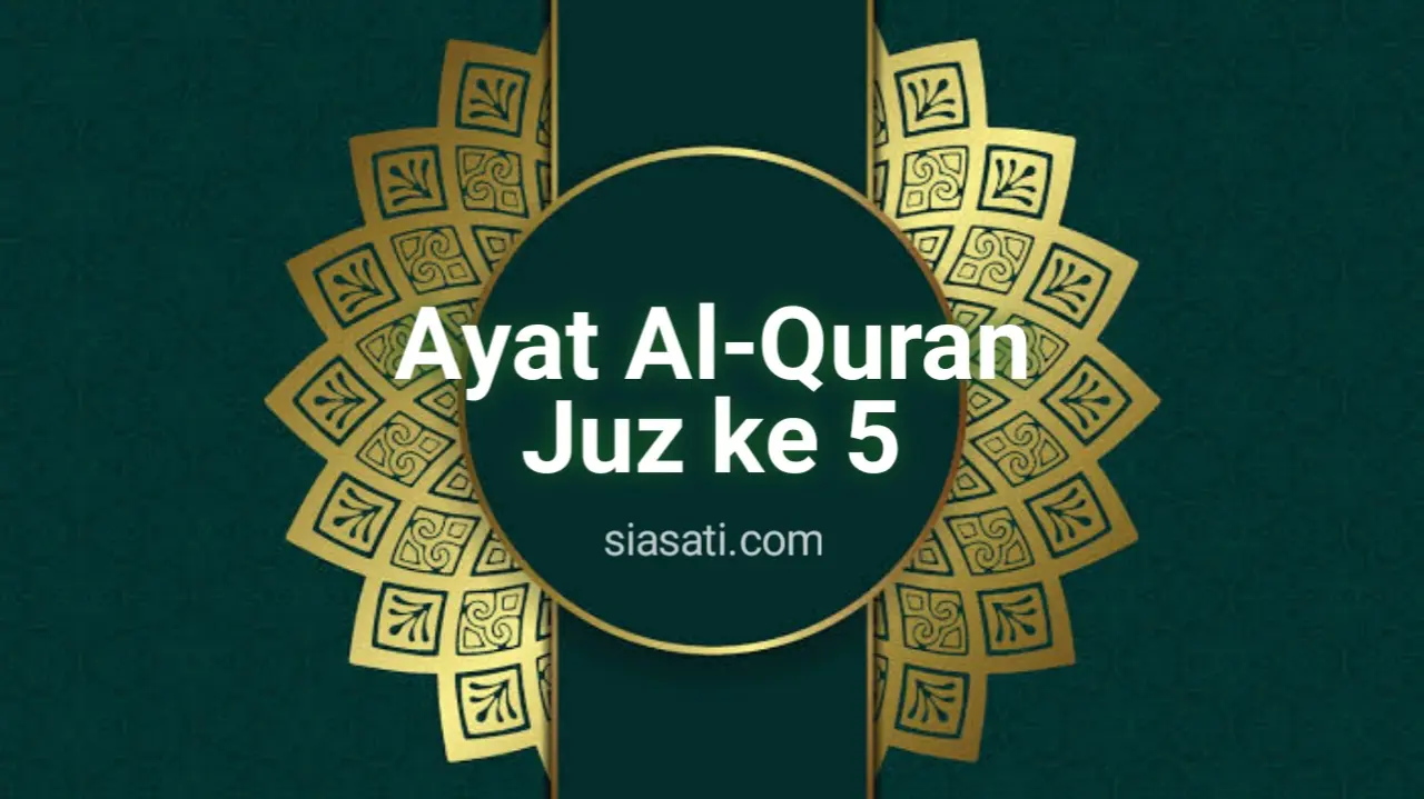Ayat Al Quran Juz ke-5