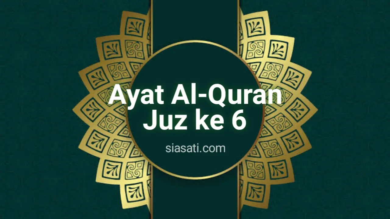 ayat Al Quran juz ke-6